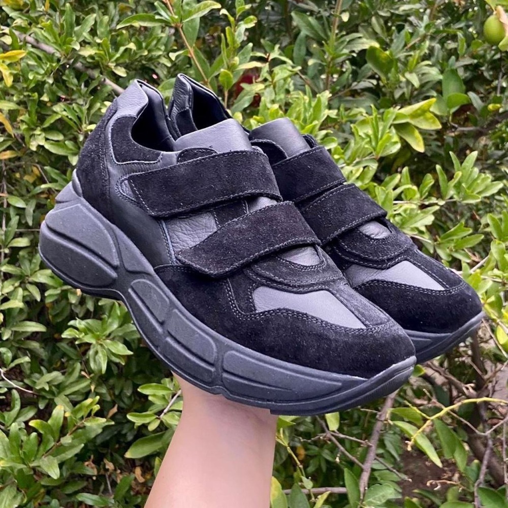 Steve Madden Maze Chunky Leather Sneakers